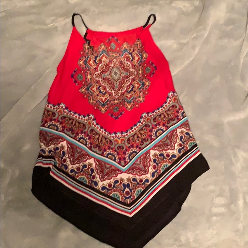 Asymmetric tank top